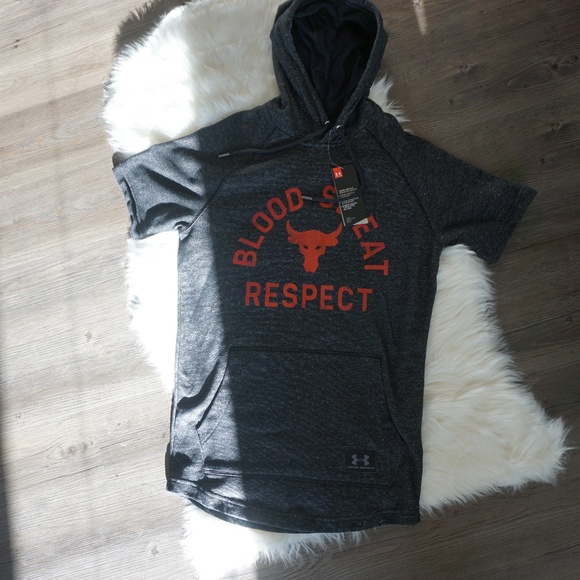 Under Armour Other - Under Armour UA Project Rock Hoodie Dark Grey Mens